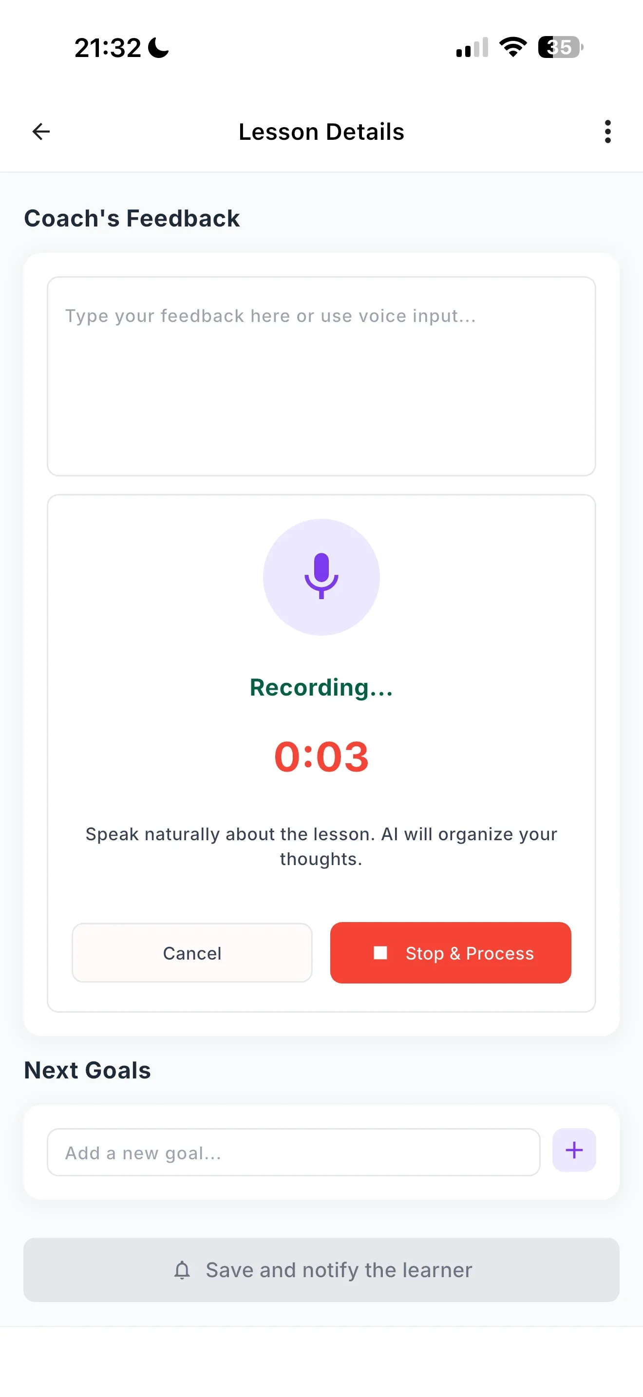 AI Coach Feedback Copilot
