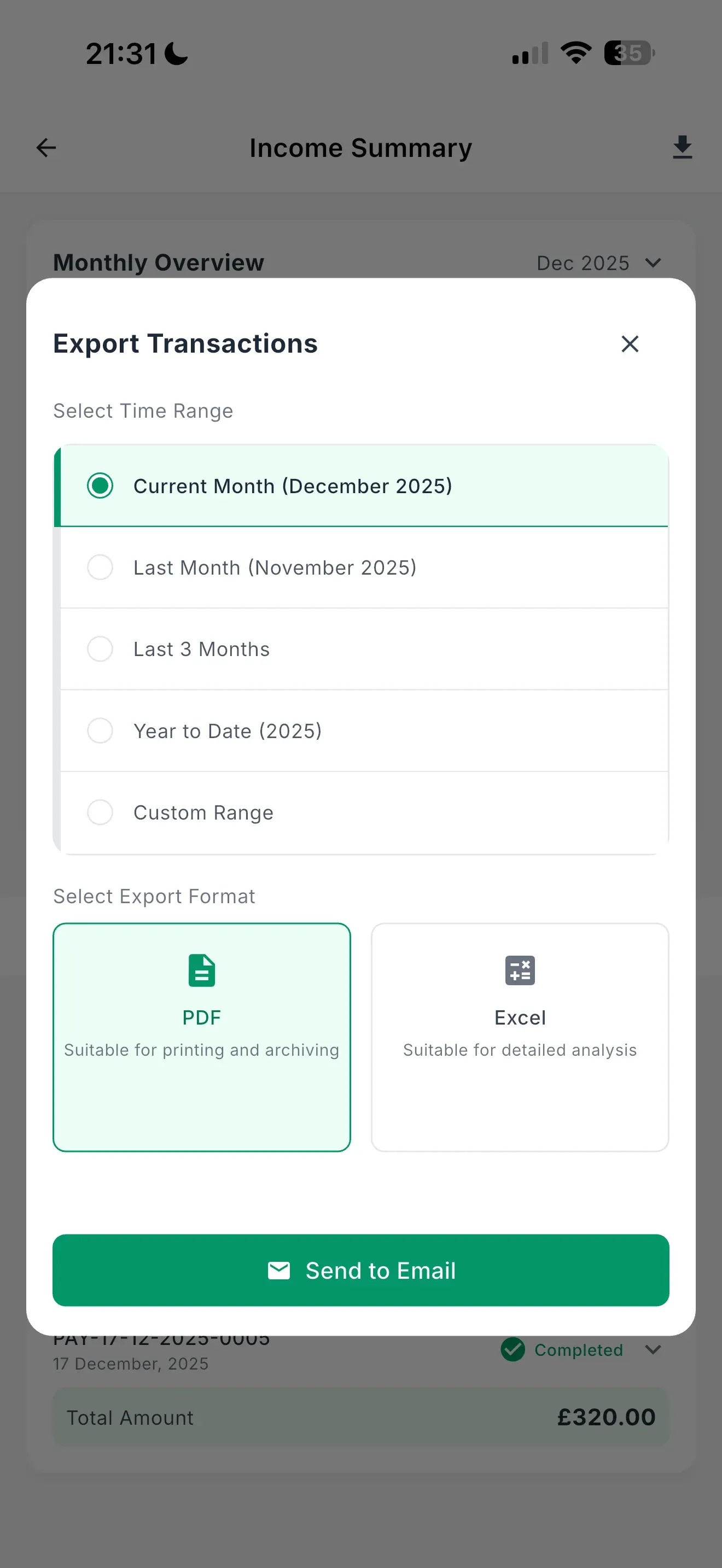 Coach Financial Reports